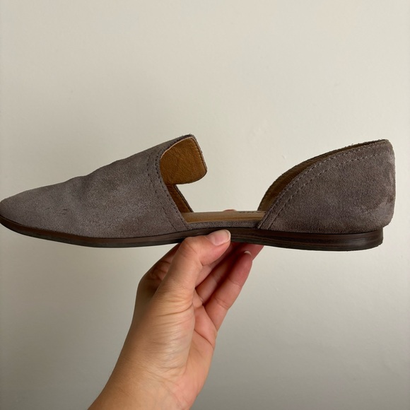 LUCKY BRAND - SUEDE GREY FLATS - Picture 5 of 11